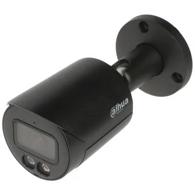 Cameră IP bullet DAHUA IPC-HFW2649S-S-IL-0280B-BLACK, 6 Mpx, obiectiv 2,8 mm, negru
