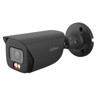 Cameră IP bullet DAHUA IPC-HFW3649E-AS-IL-0280B-BLACK, 6 Mpx, obiectiv 2,8 mm, negru