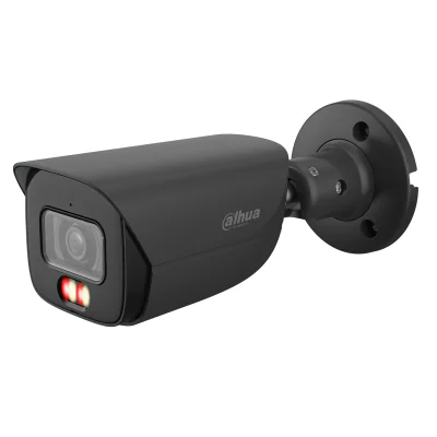 Cameră IP bullet DAHUA IPC-HFW3849E-AS-IL-0280B-BLACK, 8 Mpx, obiectiv 2,8 mm, negru