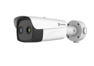 CAMERA IP BULLET THERMAL & OPTICAL 384 × 288 resolution, 12 μm, VOx UFPA, NETD ≤ 25 mK (25°C, F1.0) Video content analysis 3.0 (VCA3.0): high accuracy vehicle/human detection and classification Temperature exception alarm for fire prevention, -20°C t