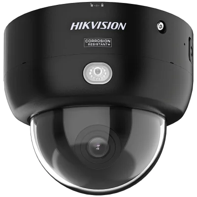 Cameră IP dome antivandal HIKVISION DS-2CD2143G2-LIPTRZS2UY(2.8/4)BLACK, 4 Mpx, negru