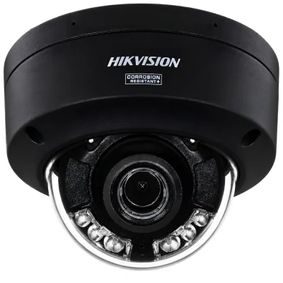 Cameră IP dome antivandal HIKVISION DS-2CD27123G2-LIZS2UY(2.8-12MM)BLACK, 12 Mpx, negru