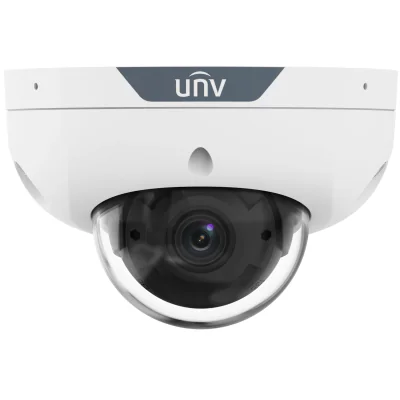 Cameră IP dome antivandal Uniview IPC314SB-ADF28KMC-DL-I1, 4 Mpx, obiectiv 2,8 mm