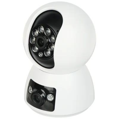 Cameră IP dublă pan-tilt de interior APTI2 APTI-W21A1-TUYA, Wi-Fi, Tuya Smart, 1080p, 2 obiective 3,6 mm