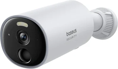 CAMERA IP Exterior Baseus B1, 2K QHD 2304 x 1296, acumulator integrat durata viata pana la 210 zile, unghi pana la 145 grade, IP67, dist. IR 30 m, tip lentila fixa 3 mm, 3 Mpx, wireless, mic, plastic, slot SD card, "S0SV002130"
