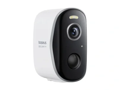 CAMERA IP Exterior Baseus N1 +, 2K, 2304 x 1296, acumulator integrat, unghi pana la 120 grade, IP67, dist. IR 30 m, tip lentila fixa 3 mm, 3 Mpx, wireless + RJ-45, slot SD card, "S0TZ002130"