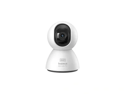 CAMERA IP Interior Baseus P1, 3K, 4MP 2560 x 1440, unghi pana la 360 grade, wireless, slot SD card, alb "S0TV012132" - 6932172662479