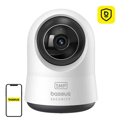CAMERA IP Interior Baseus Security P1 Pro, 3K, 5MP 2880 x 1620, unghi pana la 360 grade, wireless, slot SD card, "S0TV022132" - 6932172662493