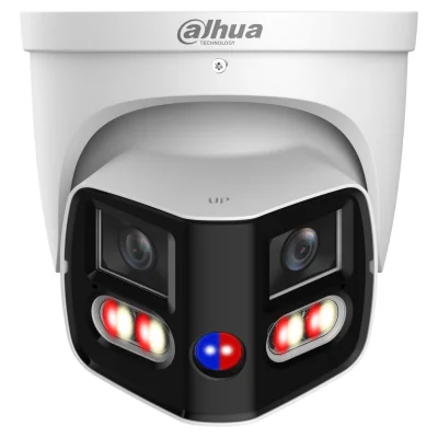 Cameră IP panoramică DAHUA IPC-PDW3859-A180-E2-AS-PV-0280B, 8 Mpx, 2 obiective 2,8 mm