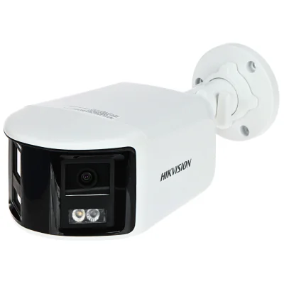Cameră IP panoramică HIKVISION DS-2CD1T63G2P-LIUF/SL(2.8MM), 6 Mpx, 2 obiective 2,8 mm