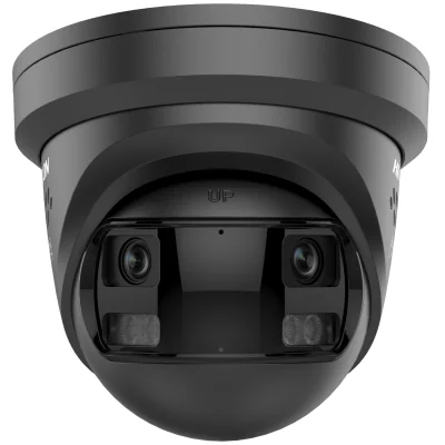 Cameră IP panoramică HIKVISION DS-2CD2387G3P-LIS2UY/SL(180°)/BLACK, 8 Mpx, obiectiv 2,8 mm, negru