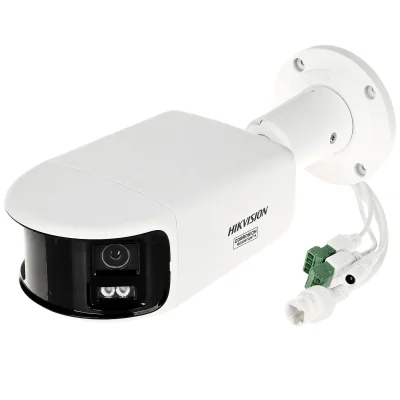Cameră IP panoramică HIKVISION DS-2CD2T127G3P-LIS2UY/SL(180°), 16 Mpx, 2 obiective 2,8 mm
