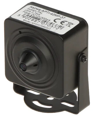 Cameră IP pinhole APTI APTI-42MP-37, 4 Mpx, obiectiv 3,7 mm