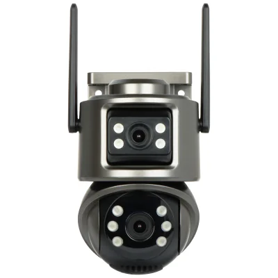 Cameră IP PTZ de exterior ICSEE-W62SD-2, Wi-Fi, 2 x 3 Mpx, 2 obiective 3,6 mm
