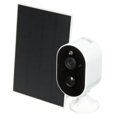 Cameră IP solară de exterior cu detector PIR APTI APTI-W31Q1-TUYA, Wi-Fi, 3 Mpx