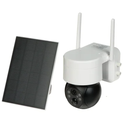 Cameră IP solară de exterior cu detector PIR ICSEE-W41SD-SOLAR, Wi-Fi, 4 Mpx, 3,6 mm