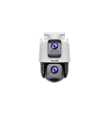 CAMERA IP Tenda, cube, wireless Wi-Fi 6 + 1 x RJ-45, pt. exterior, dual-lens full color night vision, dist. IR 30m, 2 x 3 Mpx rezolutie 2K, microfon, difuzor, carcasa plastic, slot SD card, "RH9-WCA"