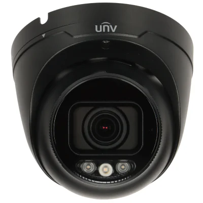 Cameră IP turret antivandal Uniview IPC3634SB-ADZKM-DL-I1-BLACK, 4 Mpx, obiectiv 2,7-13,5 mm motorizat, negru