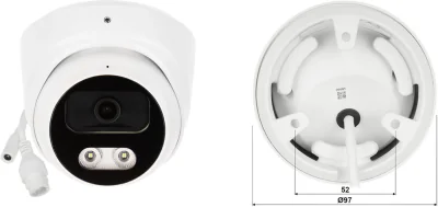 Cameră IP turret APTI APTI-AI803VA2IL-28W, 8,3 Mpx (4K UHD), obiectiv 2,8 mm