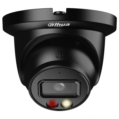 Cameră IP turret DAHUA IPC-HDW2649TM-S-IL-0280B-BLACK, 6 Mpx, obiectiv 2,8 mm, negru