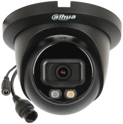 Cameră IP turret DAHUA IPC-HDW2849TM-S-IL-0280B-BLACK, 8,3 Mpx (4K UHD), obiectiv 2,8 mm, negru