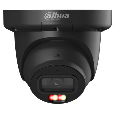 Cameră IP turret DAHUA IPC-HDW3649QM-S-IL-0280B-BLACK, 6 Mpx, obiectiv 2,8 mm, negru