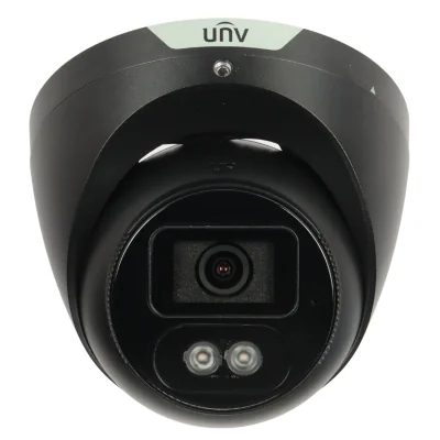 Cameră IP turret Uniview IPC3616SB-ADF28KMC-I1-BLACK, 6 Mpx, obiectiv 2,8 mm, negru