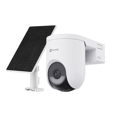 CAMERA PT 4MP 4MM CU PANOU SOLAR HB8 LITE BATTERY PT+5W SOLAR PANEL KIT, Senzor imagine: 1/3" 4-Megapixel Progressive Scan CMOS Sensor, Lentila: 4 mm @ F1.6 Diagonal angle: 90° Horizontal angle: 75° Vertical angle:40°, IR 15M, Compresie: H.265 / H.26