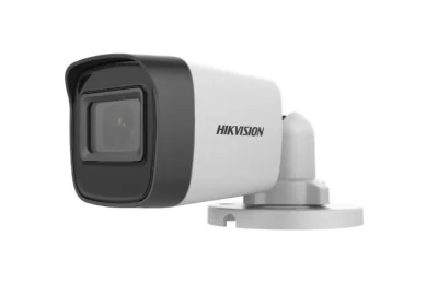 Camera supraveghere Hikvision DS-2CE16D0T-ITPF(3.6mm) 2 MP Fixed Mini Bullet,  IR: up to 25 m IR distance, 1x TVI/AHD/CVI/CVBS analog output, tensiune de alimentare: 12Vcc, max 2.2W, dimensiuni: 57.9 mm × 60.9 mm × 138.8 mm, greutate: 141 g,temperatu