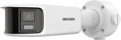 Camera supraveghere Hikvision IP Bullet DS-2CD2T67G2P-LSU/SL 6 MP, Image Sensor 2 × 1/2.5" Progressive Scan CMOS, Max. Resolution 3632 × 1632, Fixed focal lens, dual lens 2.8 mm, IR Up to 40 m, (WDR) 130 dB, SNR ≥ 52 dB, Image Enhancement BLC, HLC, 3