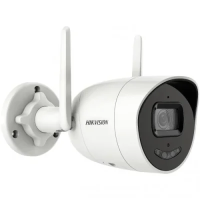Camera supraveghere Hikvision IP Bullet DS-2CV2027G0-LDW(2.8mm),ColorVu - imagini color 24/7 (color si pe timp de noapte), filtrarea alarmelor false dupa corpul uman si masini, senzor: 1/1.8" Progressive Scan CMOS, rezolutie:1920 × 1080@25fps, ilumin