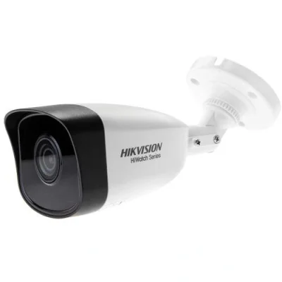 Camera supraveghere Hikvision IP bullet HWI-B140H(2.8mm)C, 4MP, seria Hiwatch, senzor: 1/3" progressive scan CMOS, rezolutie: 2560 × 1440@20 fps, iluminare: Color: 0.01 Lux @(F2.0, AGC ON), B/W: 0 Lux cu IR, lentila: 2.8mm, distanta IR: 30metri, 120 