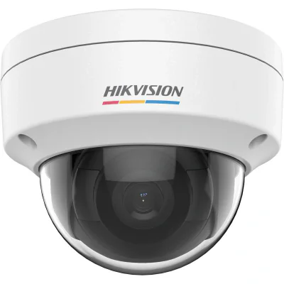 Camera supraveghere Hikvision IP Dome DS-2CD1127G0(2.8MM)(C),2MP, Senzor: 1/2.8" Progressive Scan CMOS; Rezolutie: 1920 × 1080; Iluminare:Color: 0.001 Lux @ (F1.0, AGC ON), imagini color 24/7 (color pe timp de noapte); Lentila: 2.8mm, horizontal FOV 