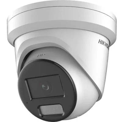 Camera supraveghere Hikvision IP DS-2CD2327G2-LU 2.8mm C 2 MP ColorVu Fixed Turret, Image Sensor:1/2.8" Progressive Scan CMOS, 2.8 mm, horizontal FOV 107°, vertical FOV 57°, diagonal FOV 129°,IR 30M , 1 RJ45 10 M/100 M self-adaptive Ethernet port, Bu