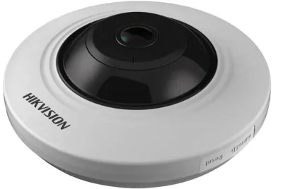 Camera supraveghere Hikvision IP Fisheye DS-2CD2935FWD-I(1.16mm) 3 MP, 2048 × 1536 @30fps ,1/2.8" Progressive Scan CMOS,FOV: horizontal field of view 180°, vertical field of view 180° Lens 1.16 mm ,Communication Interface 1 RJ45 10M/100M self-adaptiv