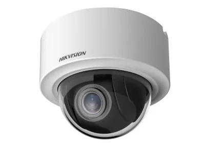 Camera supraveghere Hikvision IP Mini PT Dome DS-2DE3204W-DE(T5)B, Max. Resolution:1920 × 1080/ 2MP, Zoom:4 × optical, 16 × digital; Focal Length:2.8 -12 mm; 120 dB WDR, SNR ≥ 52 dB; Built-in memory card slot, support microSD/microSDHC/microSDXC card