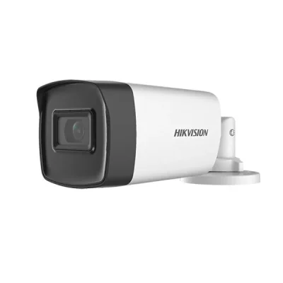 Camera supraveghere Hikvision Turbo HD bullet DS-2CE17H0T-IT3F(2.8mm) (C), 5MP, rezolutie: 2560 x 1944, 5M@20fps, 4M@30fps, iluminare: 0.01 Lux @ (F1.2, AGC ON), 0 Lux with IR, lentila: 2.8 mm, distanta IR: 40 metri, Digital WDR/ICR/AGC/2D DNR, TVI/A
