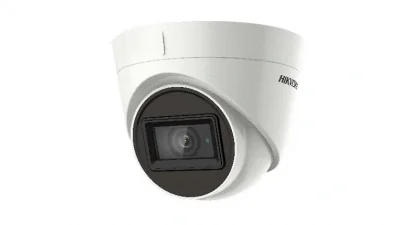 Camera supraveghere Hikvision Turbo HD turret DS-2CE78H8T-IT3F(2.8mm), 5MP, senzor:  megapixel progressive scan CMOS, rezolutie: 2560 × 1944@ 20fps, iluminare: Color: 0.003 Lux@(F1.2, AGC ON), 0 Lux cu IR, lentila: 2.8mm, distanta IR: 60m, EXIR 2.0, 