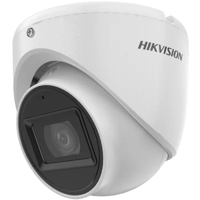 Camera supraveghere Hikvision TURRET DS-2CE76D0T-ITMFS(2.8mm); 2MP; Audio over coaxial cable, microfon audio incorporat; 2 MP CMOS; rezolutie 1920 (H) × 1080 (V)@25fps; iluminare: 0.01 Lux@(F1.2, AGC ON), 0 Lux with IR; lentila: 2.8mm, distanta IR: 3