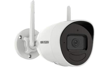 Camera supraveghere Hikvision WIFI IP bullet DS-2CV2041G2-IDW(2.8MM)(W); 4 MP, WIFI 2.4G cu 2 antene, distanta in camp deschis 120metri, microfon si speaker incorporate, audio bidirectional, 1/2.7" Progressive Scan 4MP CMOS, rezolutie: 2560 × 1440@25