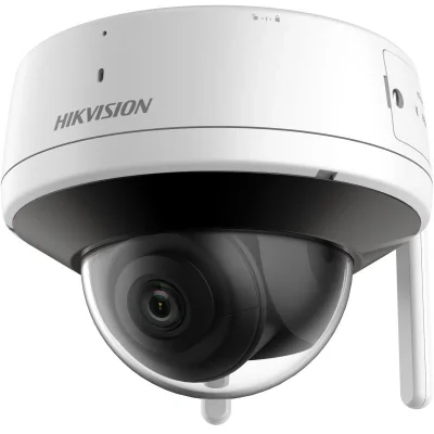 Camera supraveghere Hikvision WIFI IP dome DS-2CV2141G2-IDW(2.8MM)(W); 4 MP, WIFI 2.4G cu 2 antene, distanta in camp deschis 120metri, microfon si speaker incorporate, audio bidirectional, 1/2.7" Progressive Scan 4MP CMOS, rezolutie: 2560 × 1440@25fp