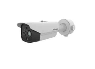 Camera supraveghere Thermal & Optical Bi-Spectrum Hikvision DS-2TD2628- 7/QA,4MP Resolution 256 × 192, Focal Length 6.9 mm, WDR 120 dB, IR Distance Up to 30 m, Temperature Range -20°C to 150°C, 1, RJ45 10 M/100 M Self-adaptive Ethernet interface, Tem