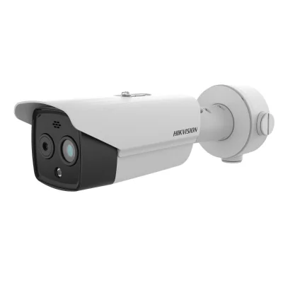 Camera supraveghere Thermal si Optical IP Bullet DS-2TD2628-10/QA, termal: 256 × 192, output image: 25 fps (1280 × 720, 704 × 576, 640 × 512, 320 × 240), optic: 2688 × 1520, output image: 50 Hz: 25 fps (2688 × 1520, 1920 × 1080, 1280 × 720), Iluminar
