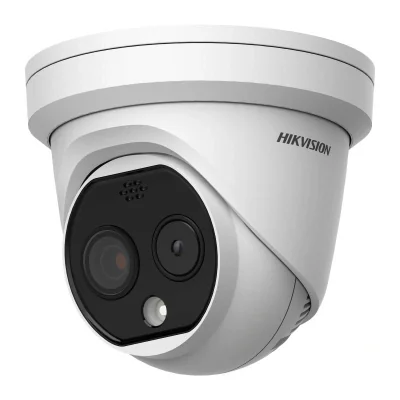 Camera supraveghere Thermal si Optical IP Turret DS-2TD1217-2/QA; termal: 160 × 120, output image: 25 fps (1280 × 720, 704 × 576, 640 × 480, 352 × 288, 320 × 240); optic: 2688 × 1520, output image: 50 Hz: 25 fps (2688 × 1520, 1920 × 1080, 1280 × 720)