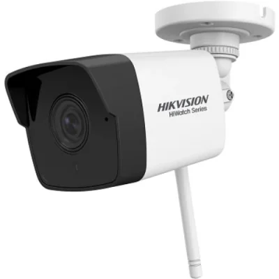 Camera supraveghere WIFI bullet Hikvision Hiwatch HWI-B120H-D/W(D); 2MP; 1/2.8 progressive scan CMOS; rezolutie: 1920 x 1080@30fps; iluminare: Color: 0.01 Lux @ (F1.2, AGC ON), 0.028 Lux @ (F2.0, AGC ON); lentila: 2.8mm, unghi vizualizare:  horizonta