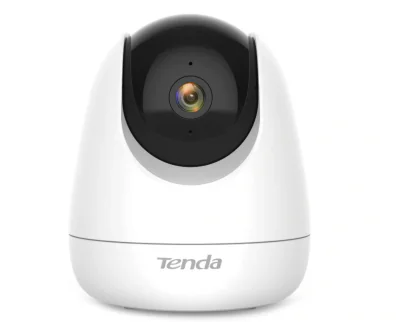Camera Supraveghere WIFI, wireless TENDA CP6, Horizontal rotation:355°,All-round Vision:360° Vertical, rotation: 155°(90° up, 65° down), slot MicroSD ( pana la 128 GB) obiectiv:4mm, F2.2, antena interna, rezolutie:2304*1296, filtru ICR infrarosu 12m,