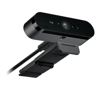Camera Web Logitech BRIO 4K, 13 MP, rezolutie video 4K, USB-C, Negru