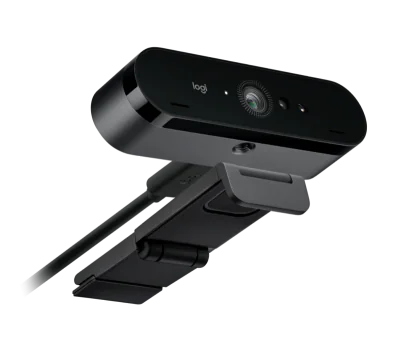 Camera Web Logitech BRIO 4K, 13 MP, rezolutie video 4K, USB-C, Negru