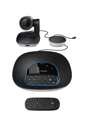 Camera Web Logitech Group, rezolutie video Full HD, USB 2.0, Negru