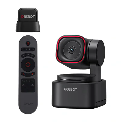 Cameră web OBSBOT Tiny 3 Lite cu telecomandă și microfon
